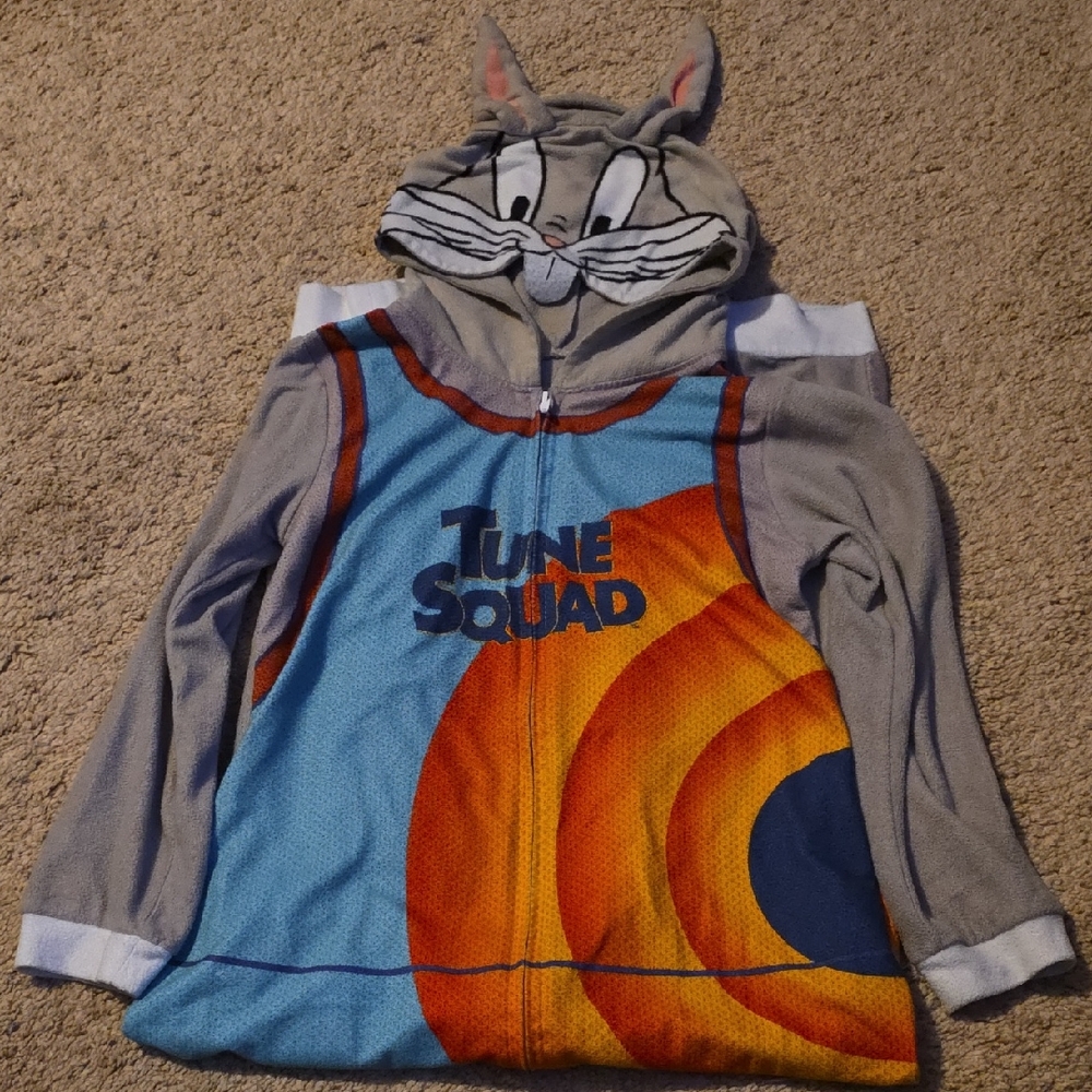 Kids Tune Squad Pajama Set - Gray and Orange